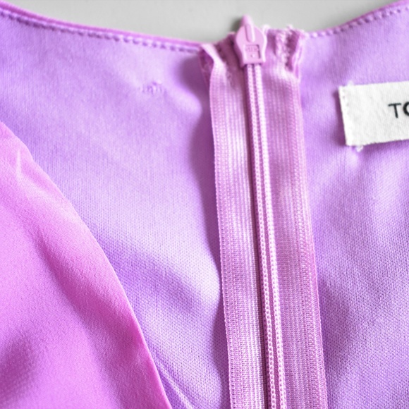 Tobi Plunging Violet Short Romper - Picture 5 of 8